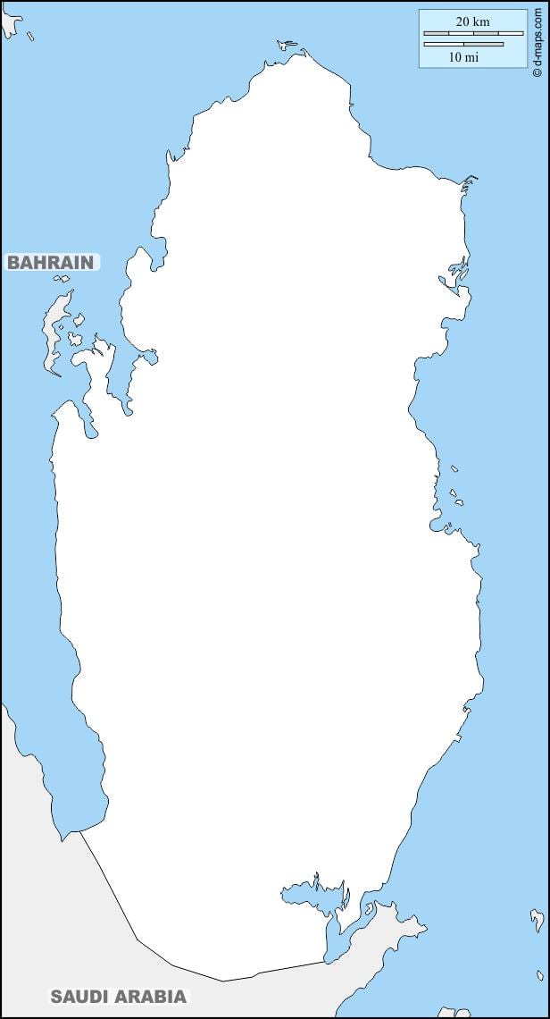 地図とカタールの概要
