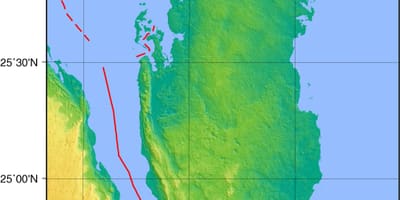 地図とカタールの地理学