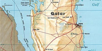 図カタール諸島 