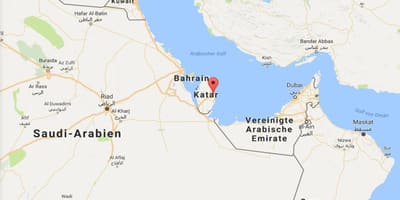地図をドーハカタールの世界地図